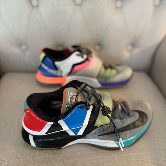 Nike KD 7 What The KD 2015 Sneakers RARE 1X AUTHENTIC KEVIN DURANT Men’s Sz 9.5 main image 8